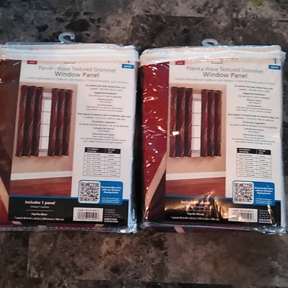 Mainstays Accents 2 Window Panels With Textured Grommets Poshmark